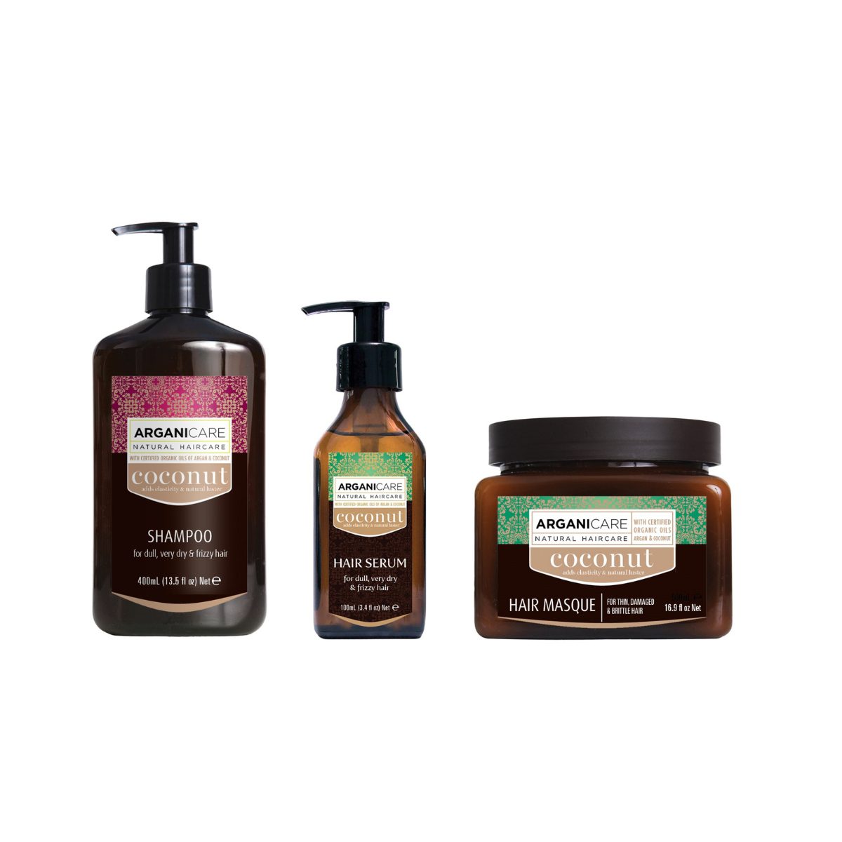 Arganicare TRIO ULTRA-NOURRISSANT ET HYDRATANT COCO : SHAMP + MASK + SERUM COCO - BEAUTEPRICE Arganicare TRIO ULTRA-NOURRISSANT ET HYDRATANT COCO : SHAMP + MASK + SERUM COCO shampoing+masque+serum - Arganicare - BEAUTEPRICE