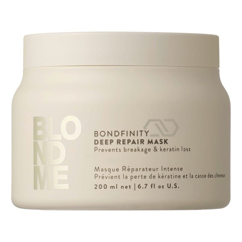 BLONDME Bondfinity Deep Repair Mask – Masque Réparateur Intense 200 ml | Schwarzkopf Professional - BEAUTEPRICE BLONDME Bondfinity Deep Repair Mask – Masque Réparateur Intense 200 ml | Schwarzkopf Professional Masque capillaire Schwarzkopf Professional BEAUTEPRICE