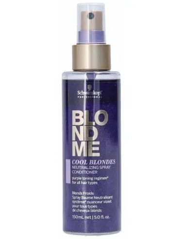 BLONDME Cool Blondes Neutralizing Spray – Brume Violette Anti - Jaunissement 150 ml | Schwarzkopf Professional - BEAUTEPRICE BLONDME Cool Blondes Neutralizing Spray – Brume Violette Anti - Jaunissement 150 ml | Schwarzkopf Professional Soin capillaire Schwarzkopf Professional BEAUTEPRICE