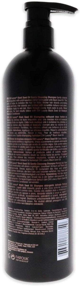 Chi Luxury Black seed shampoing 739ml - BEAUTEPRICE Chi Luxury Black seed shampoing 739ml BEAUTEPRICE BEAUTEPRICE