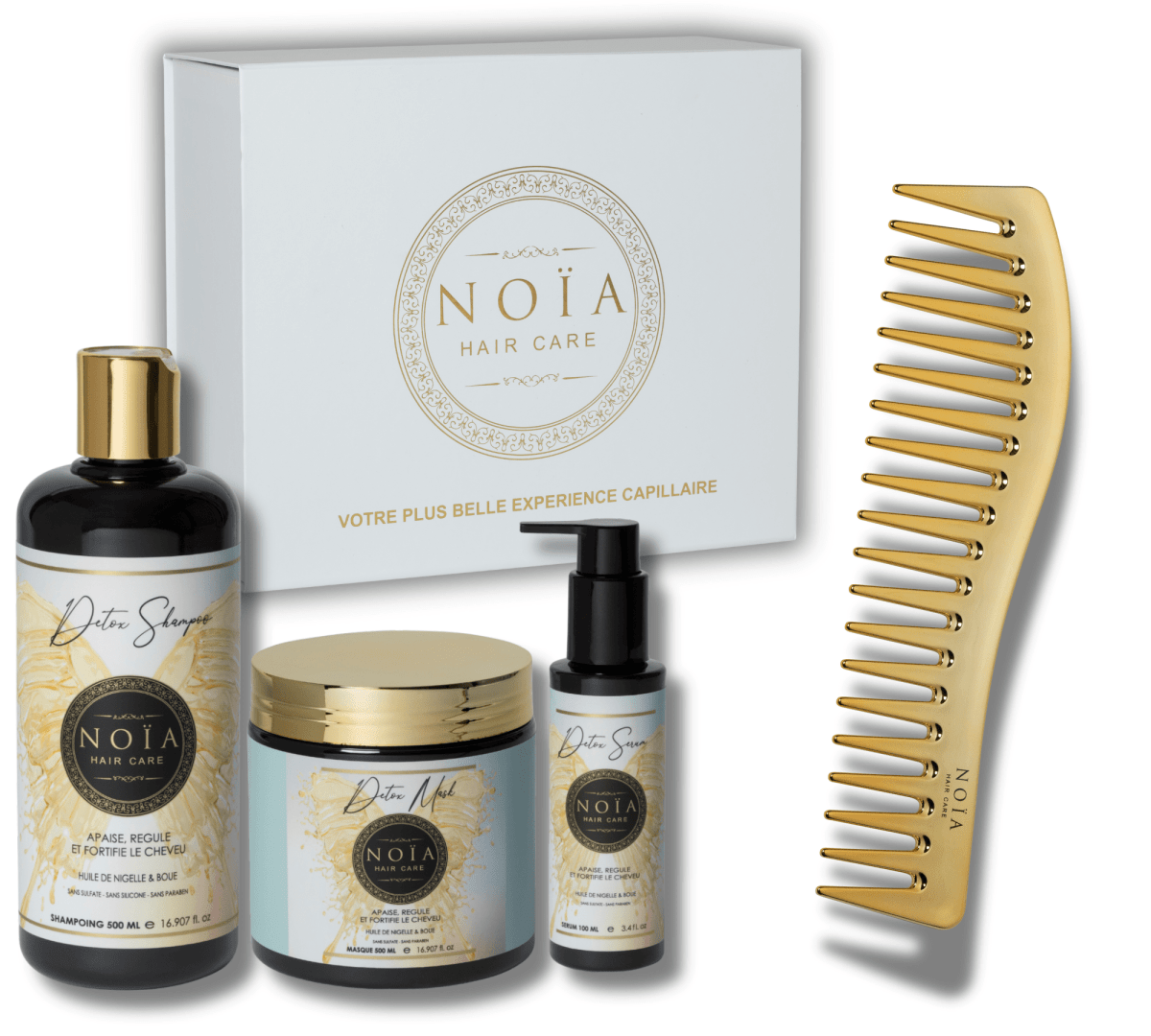 Coffret Cadeau TRIO Detox – Nigelle & Boue – Purification & Équilibre - BEAUTEPRICE Coffret Cadeau TRIO Detox – Nigelle & Boue – Purification & Équilibre pack soins cheveux Noiahair FR BEAUTEPRICE