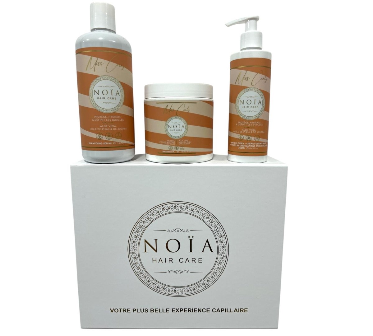 Coffret Cadeau TRIO Miss Curly – Aloe Vera & Piqui – Boucles Hydratées & Définies - BEAUTEPRICE Coffret Cadeau TRIO Miss Curly – Aloe Vera & Piqui – Boucles Hydratées & Définies pack soins cheveux Noiahair FR BEAUTEPRICE
