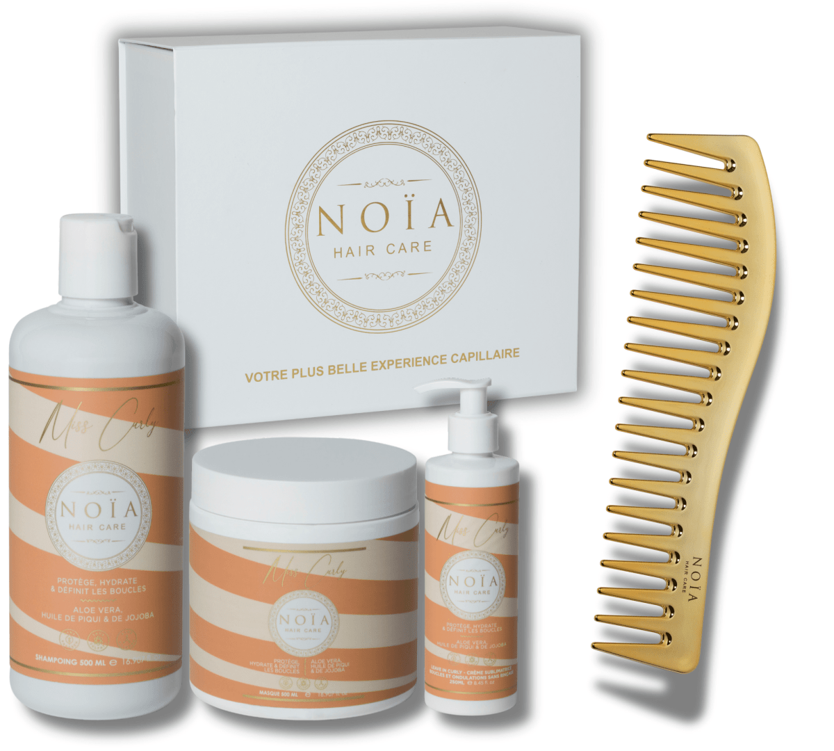 Coffret Cadeau TRIO Miss Curly – Aloe Vera & Piqui – Boucles Hydratées & Définies - BEAUTEPRICE Coffret Cadeau TRIO Miss Curly – Aloe Vera & Piqui – Boucles Hydratées & Définies pack soins cheveux Noiahair FR BEAUTEPRICE