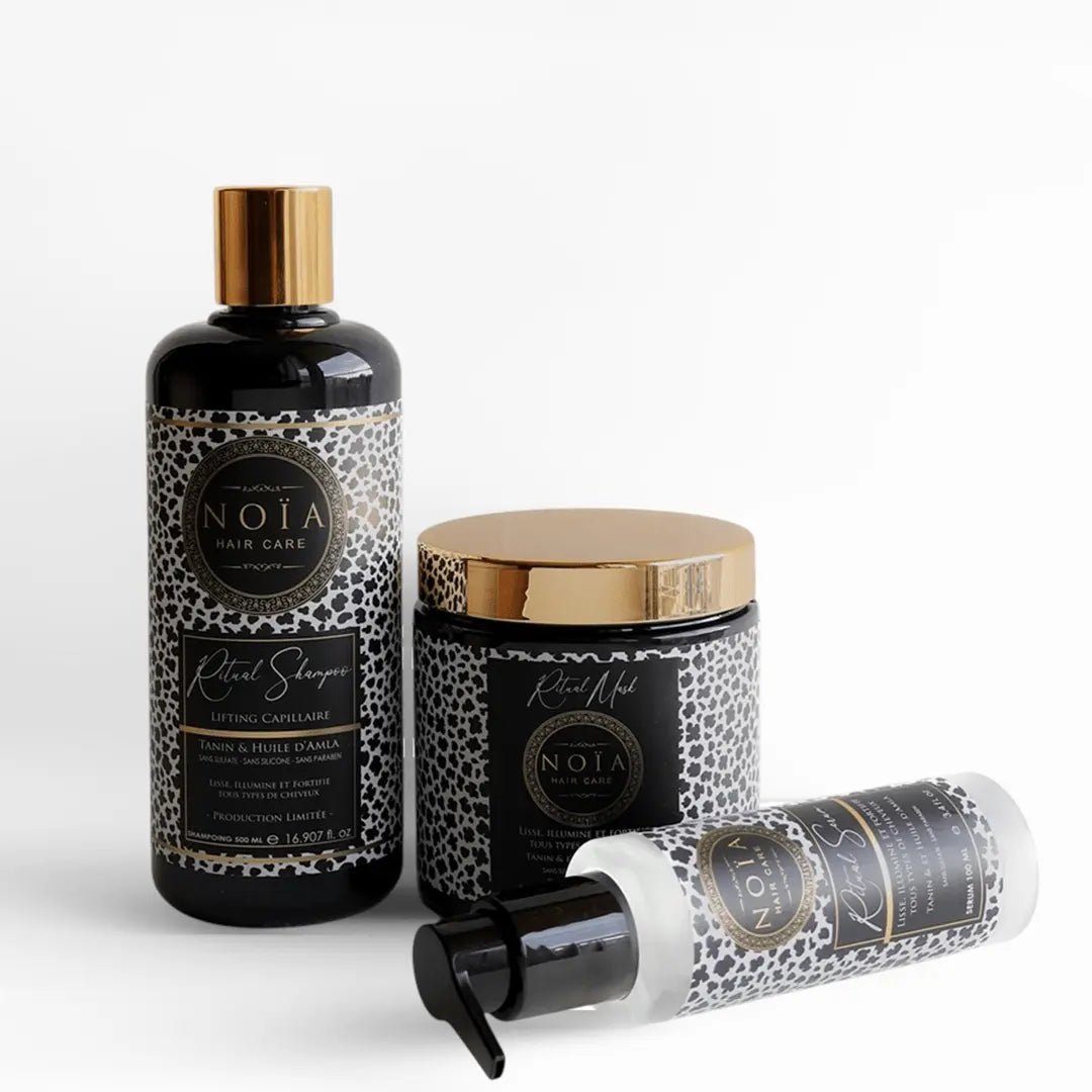 Coffret Cadeau TRIO Ritual – Tanin & Amla – Lissage & Discipline - BEAUTEPRICE Coffret Cadeau TRIO Ritual – Tanin & Amla – Lissage & Discipline pack soins cheveux Noiahair FR BEAUTEPRICE