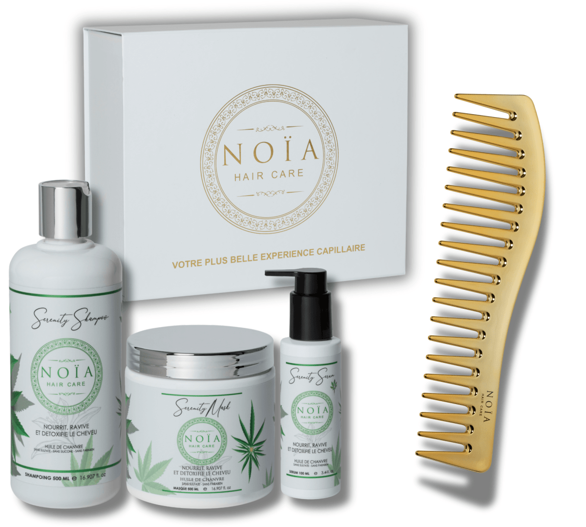 Coffret Cadeau TRIO Serenity – Huile de Chanvre – Nutrition & Apaisement - BEAUTEPRICE Coffret Cadeau TRIO Serenity – Huile de Chanvre – Nutrition & Apaisement pack soins cheveux Noiahair FR BEAUTEPRICE