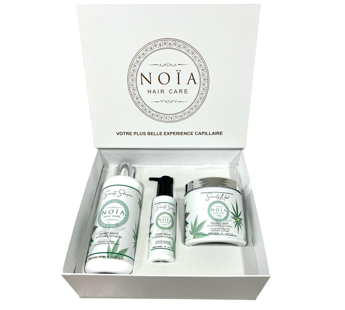 Coffret Cadeau TRIO Serenity – Huile de Chanvre – Nutrition & Apaisement - BEAUTEPRICE Coffret Cadeau TRIO Serenity – Huile de Chanvre – Nutrition & Apaisement pack soins cheveux Noiahair FR BEAUTEPRICE