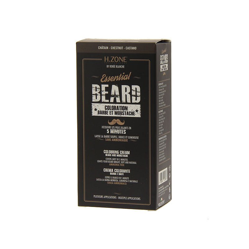 Coloration Barbe & Moustache Châtain – H.Zone Essential - BEAUTEPRICE Coloration Barbe & Moustache Châtain – H.Zone Essential coloration barbe H.Zone BEAUTEPRICE