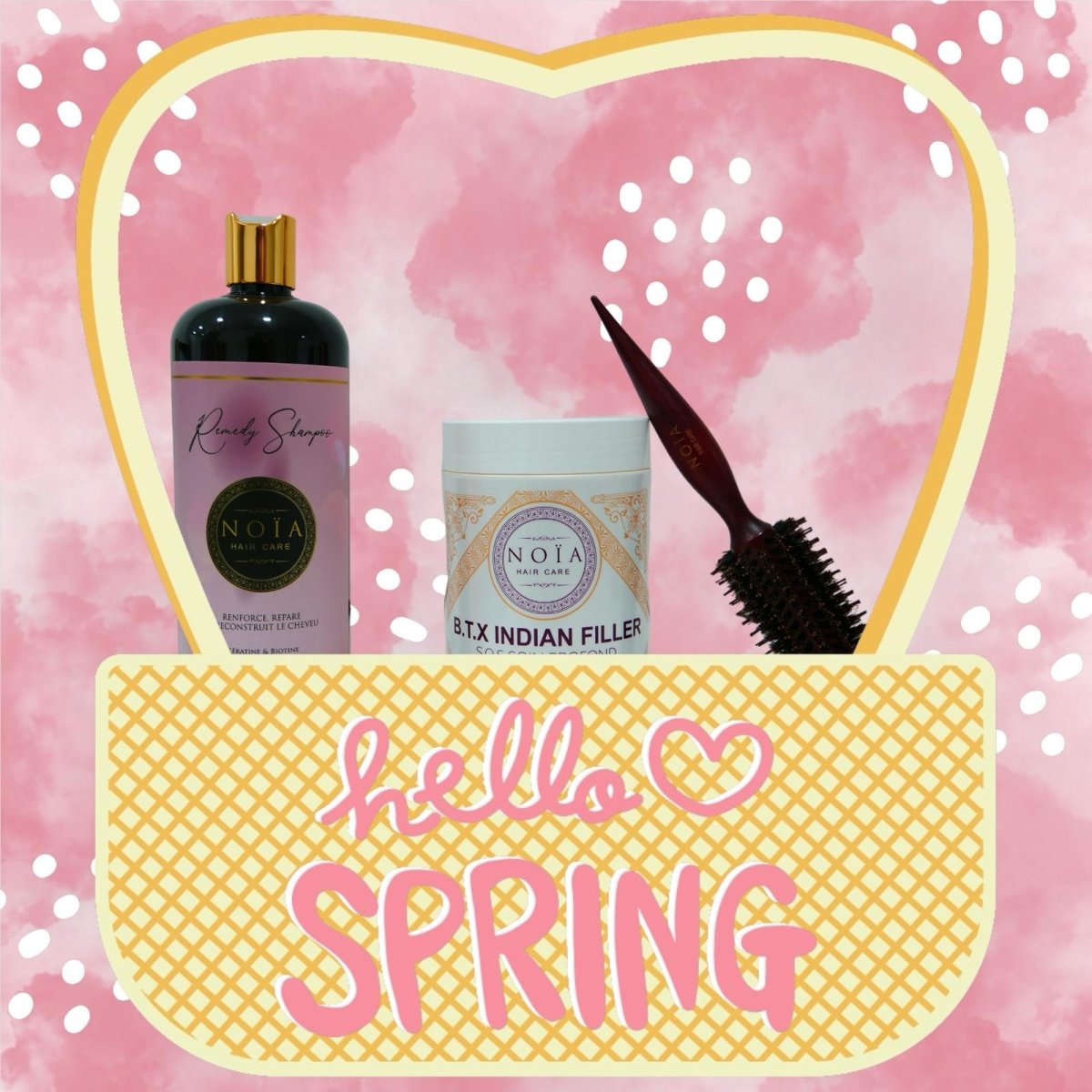 Combo shampoing Remedy 1L+ BTX Indian filler 1kg+ Brosse ronde brushing - BEAUTEPRICE Combo shampoing Remedy 1L+ BTX Indian filler 1kg+ Brosse ronde brushing Botox shampoing Noiahair FR BEAUTEPRICE