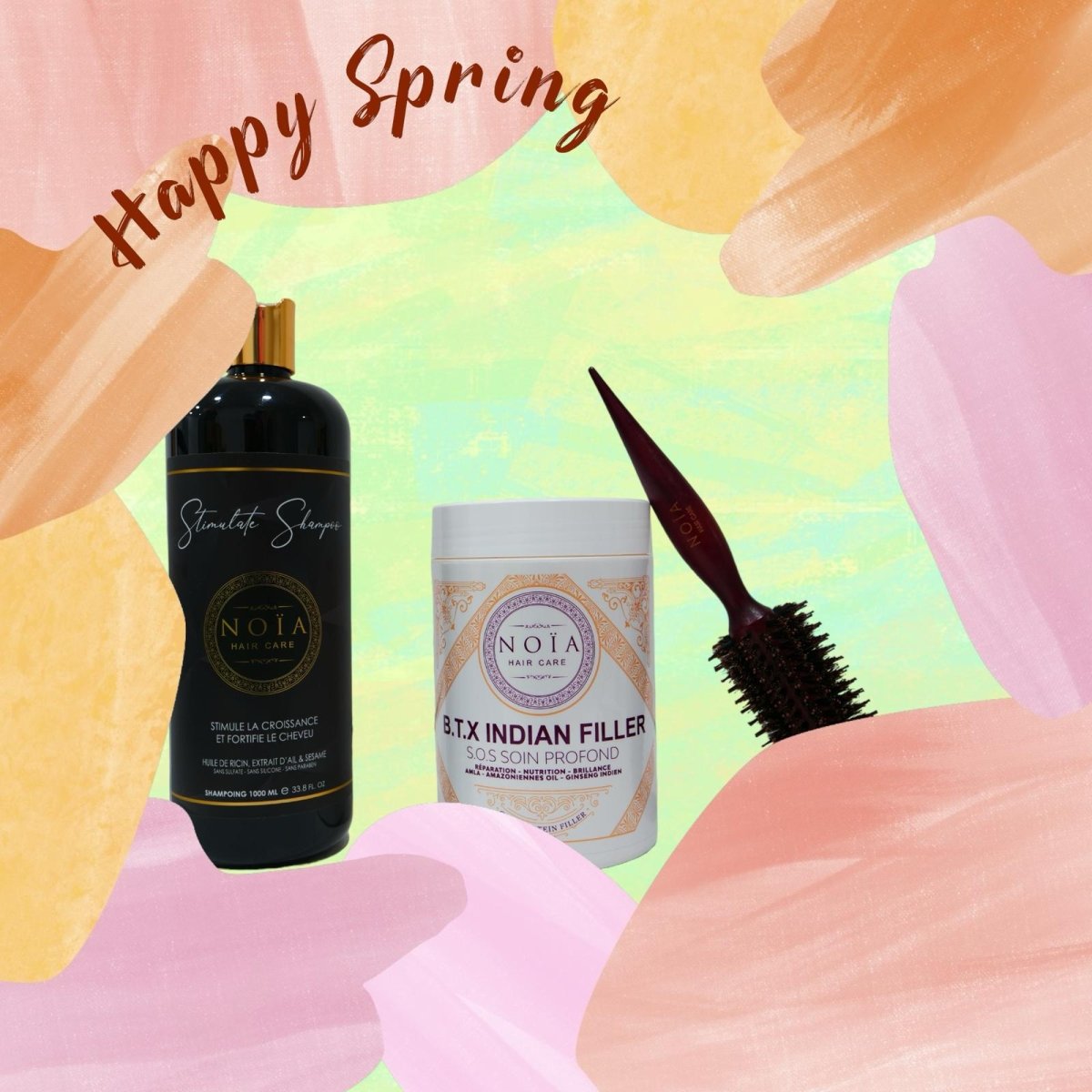 Combo shampoing Stimulate 1L+ BTX Indian filler 1kg+ Brosse ronde brushing - BEAUTEPRICE Combo shampoing Stimulate 1L+ BTX Indian filler 1kg+ Brosse ronde brushing Botox shampoing Noiahair FR BEAUTEPRICE