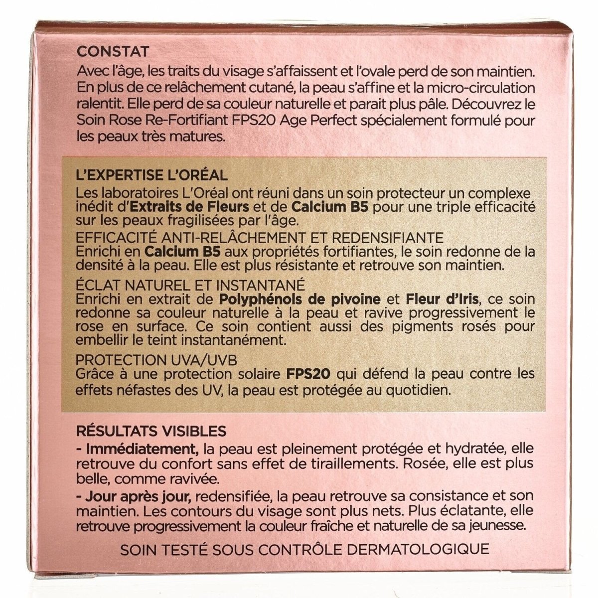 Crème Anti - Âge Jour FPS 20 – Peau Mature – Re - Fortifiante & Anti - relâchement – Age Perfect Golden Age – L’Oréal Paris - BEAUTEPRICE Crème Anti - Âge Jour FPS 20 – Peau Mature – Re - Fortifiante & Anti - relâchement – Age Perfect Golden Age – L’Oréal Paris Crème visage anti - âge L'Oréal Paris BEAUTEPRICE