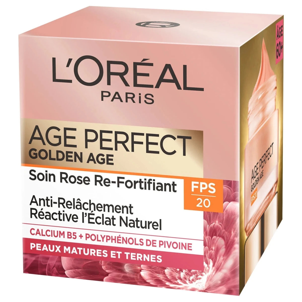 Crème Anti - Âge Jour FPS 20 – Peau Mature – Re - Fortifiante & Anti - relâchement – Age Perfect Golden Age – L’Oréal Paris - BEAUTEPRICE Crème Anti - Âge Jour FPS 20 – Peau Mature – Re - Fortifiante & Anti - relâchement – Age Perfect Golden Age – L’Oréal Paris Crème visage anti - âge L'Oréal Paris BEAUTEPRICE
