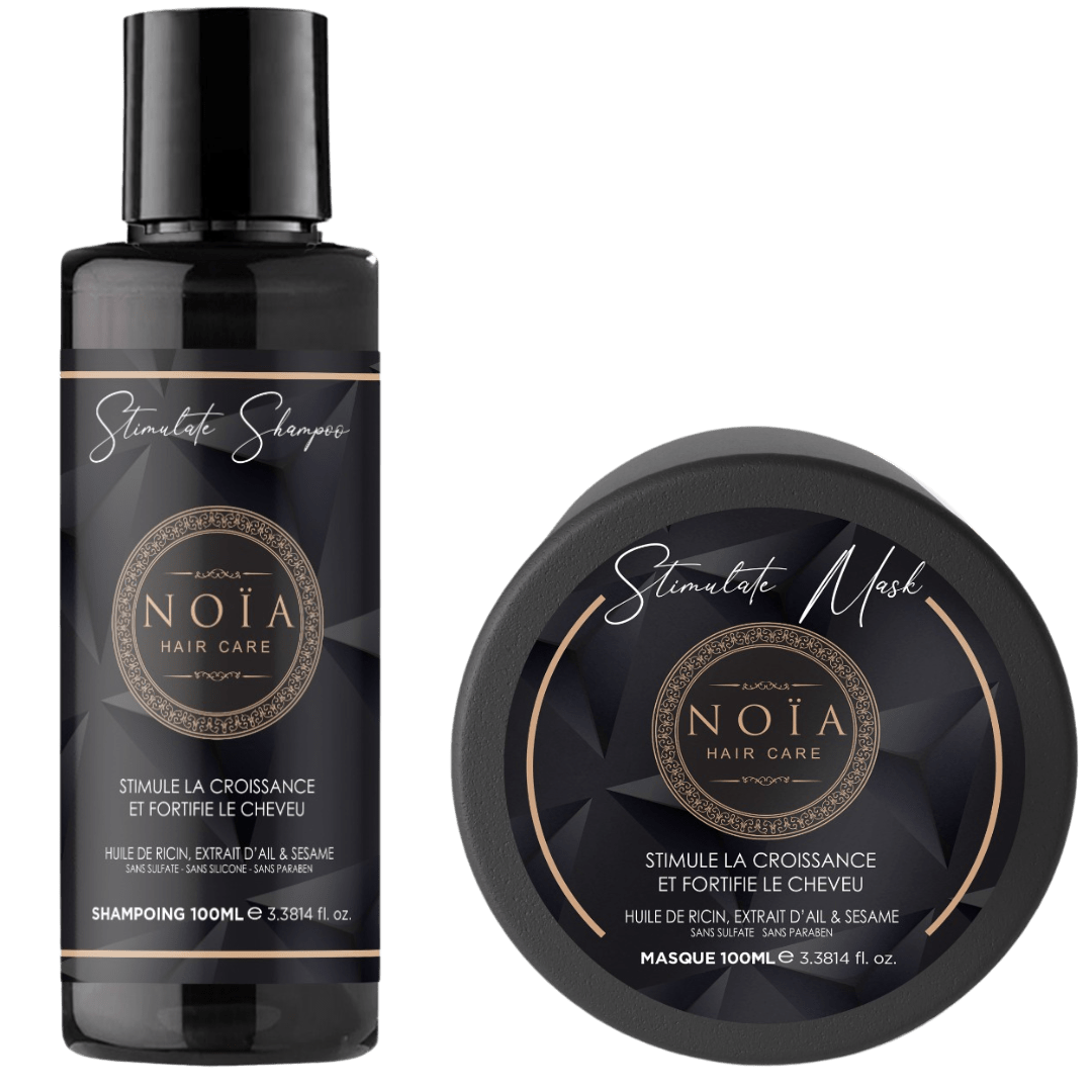 Duo Stimulate - Shampoing 100 ml & Masque 100 ml - BEAUTEPRICE Duo Stimulate - Shampoing 100 ml & Masque 100 ml Noiahair FR BEAUTEPRICE