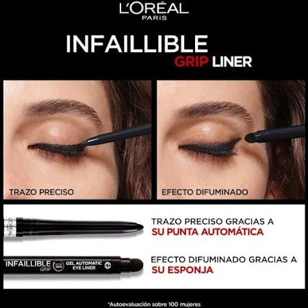 Eyeliner Infaillible Grip Liner Gel Automatic Blue Jersey - BEAUTEPRICE Eyeliner Infaillible Grip Liner Gel Automatic Blue Jersey MAKEUP L'Oréal Paris BEAUTEPRICE