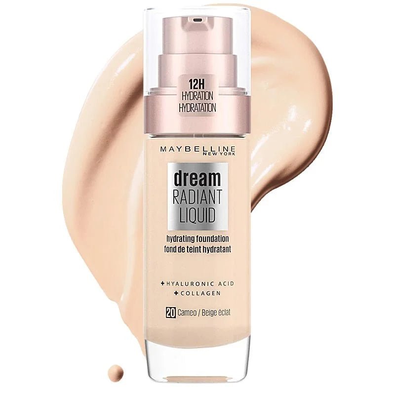 Fond de Teint Dream Radiant Liquid – 20 Beige Éclat – Maybelline New York - BEAUTEPRICE Fond de Teint Dream Radiant Liquid – 20 Beige Éclat – Maybelline New York BEAUTEPRICE BEAUTEPRICE