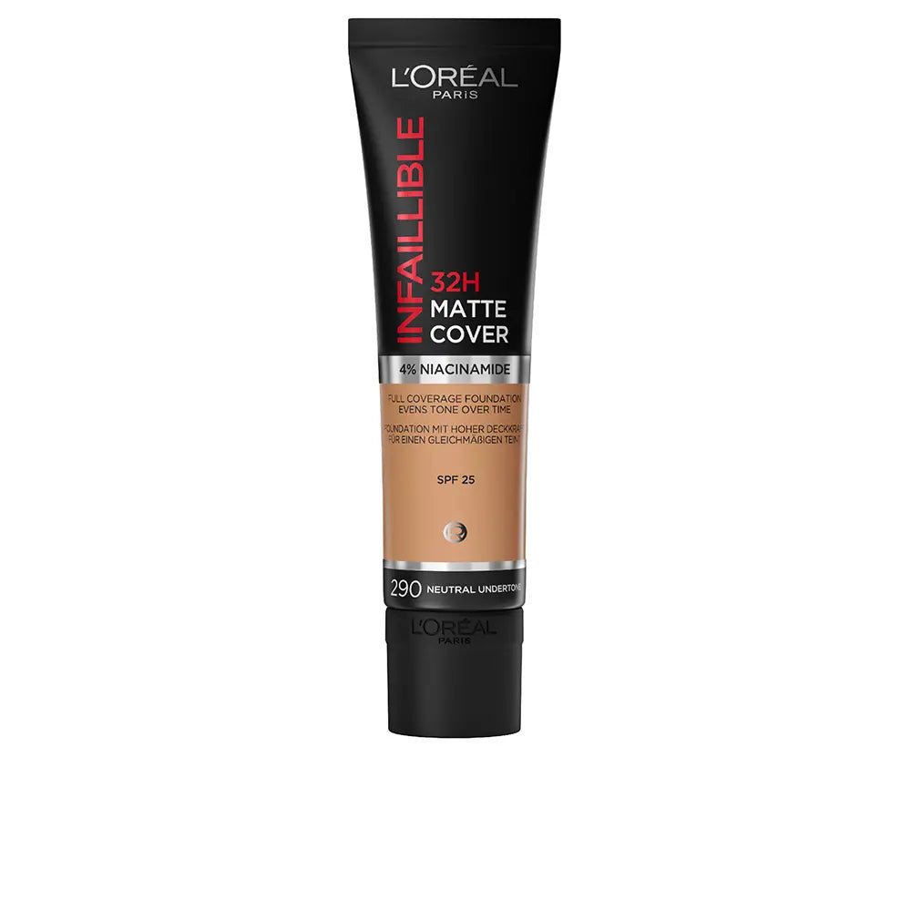 Fond de Teint Liquide Infaillible 32H Matte Cover – Teinte 290 Neutral Undertone – L'Oréal Paris - BEAUTEPRICE Fond de Teint Liquide Infaillible 32H Matte Cover – Teinte 290 Neutral Undertone – L'Oréal Paris BEAUTEPRICE BEAUTEPRICE