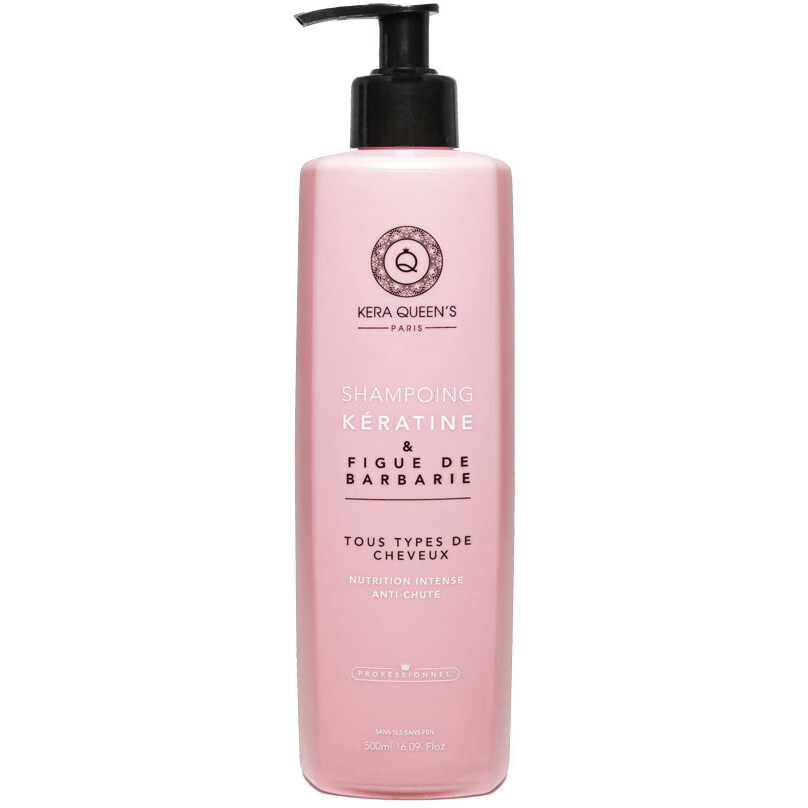 Kera Queen's Shampoing à la Kératine et à l'Huile de Figue de Barbarie 500ml - BEAUTEPRICE Kera Queen's Shampoing à la Kératine et à l'Huile de Figue de Barbarie 500ml shampoing - KERA QUEEN'S - BEAUTEPRICE