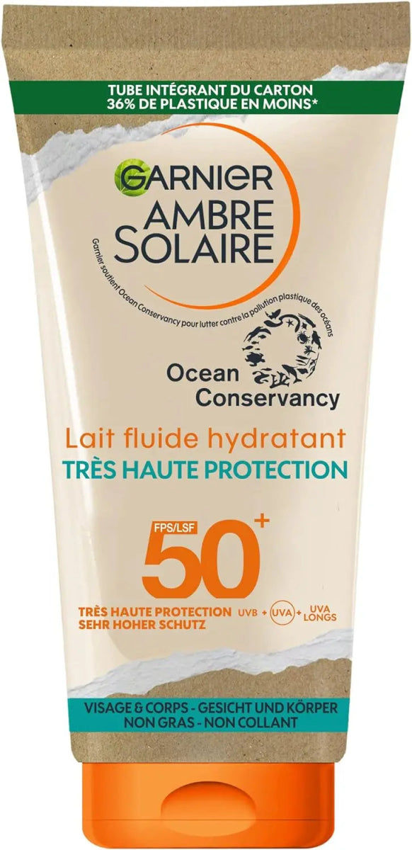 Lait Fluide Hydratant Très Haute Protection SPF 50+ – Garnier Ambre Solaire - BEAUTEPRICE Lait Fluide Hydratant Très Haute Protection SPF 50+ – Garnier Ambre Solaire BEAUTEPRICE BEAUTEPRICE