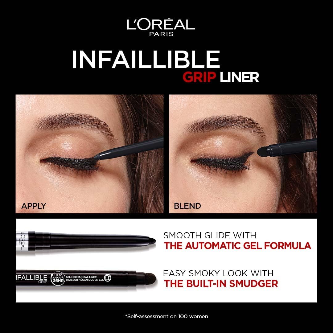 L'oréal Crayon Eyeliner Grip Gel Automatique - BEAUTEPRICE L'oréal Crayon Eyeliner Grip Gel Automatique crayon liner yeux - L'Oréal Paris - BEAUTEPRICE