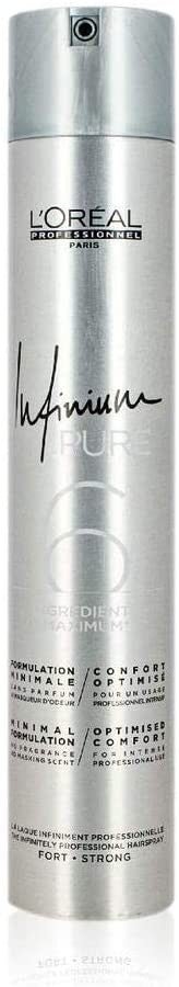 L'oréal Laque Infinium Pure Fort 500 Ml - BEAUTEPRICE L'oréal Laque Infinium Pure Fort 500 Ml L'Oréal Professionnel BEAUTEPRICE