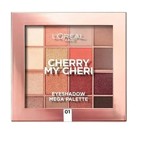 L'Oreal Paris Cherry My Cheri Eyeshadow Mega Palette - 01 - BEAUTEPRICE L'Oreal Paris Cherry My Cheri Eyeshadow Mega Palette - 01 MAKEUP L'Oréal Paris BEAUTEPRICE