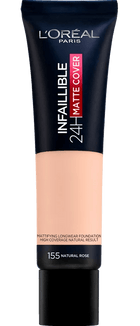 L'Oréal Paris Infaillible 32H Matte Cover 155 Beige Naturel – Fond de Teint Haute Couvrance - BEAUTEPRICE L'Oréal Paris Infaillible 32H Matte Cover 155 Beige Naturel – Fond de Teint Haute Couvrance Fond de teint L'Oréal Paris BEAUTEPRICE