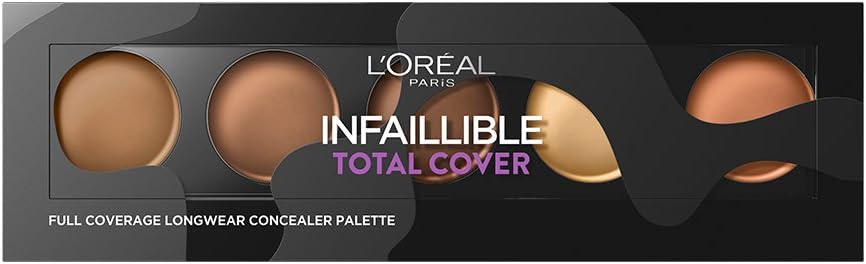 L'Oreal Paris Infallible Total Cover Concealer Palette - 02 Dark - BEAUTEPRICE L'Oreal Paris Infallible Total Cover Concealer Palette - 02 Dark MAKEUP L'Oréal Paris BEAUTEPRICE