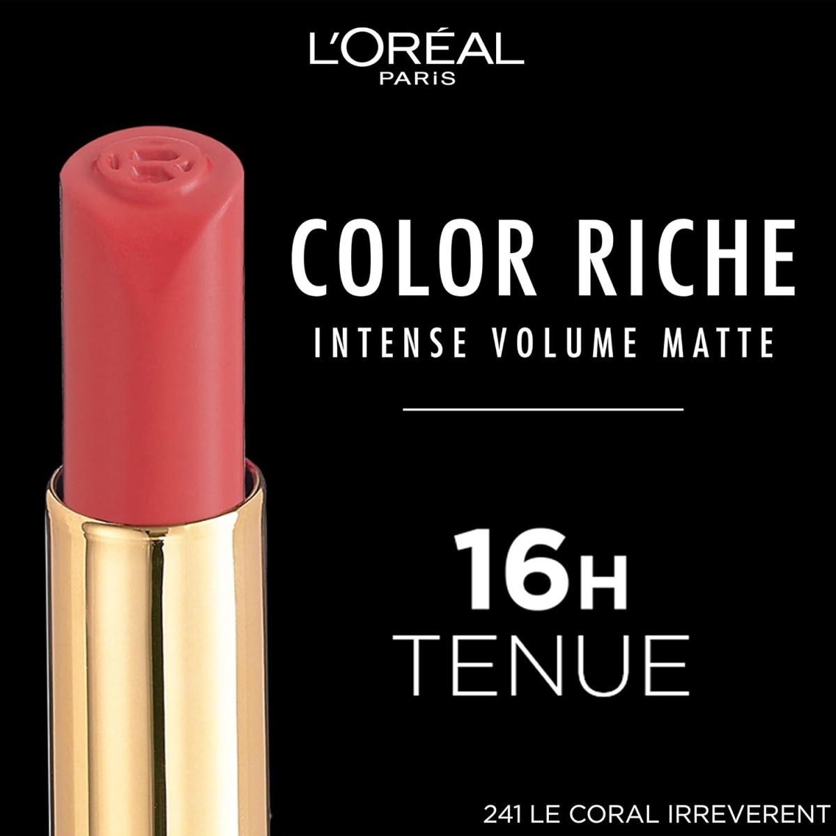L'Oréal Paris Rouge à Lèvres Color Riche 241 CORAL IRREVERENT - BEAUTEPRICE L'Oréal Paris Rouge à Lèvres Color Riche 241 CORAL IRREVERENT rouge à levres - L'Oréal Paris - BEAUTEPRICE