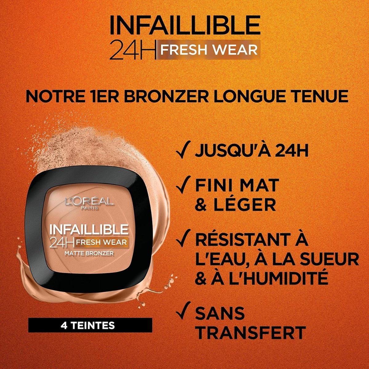 L'oréal Poudre bronzante Infaillible 250 Light clair - BEAUTEPRICE L'oréal Poudre bronzante Infaillible 250 Light clair poudre bronzante - L'Oréal Paris - BEAUTEPRICE