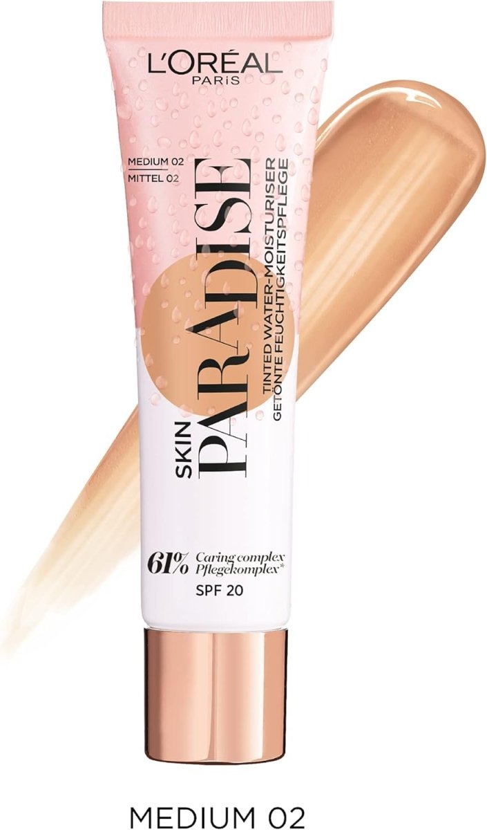 L'Oréal Skin Paradise 02 Medium - BEAUTEPRICE L'Oréal Skin Paradise 02 Medium fond de teint - L'Oréal Paris - BEAUTEPRICE