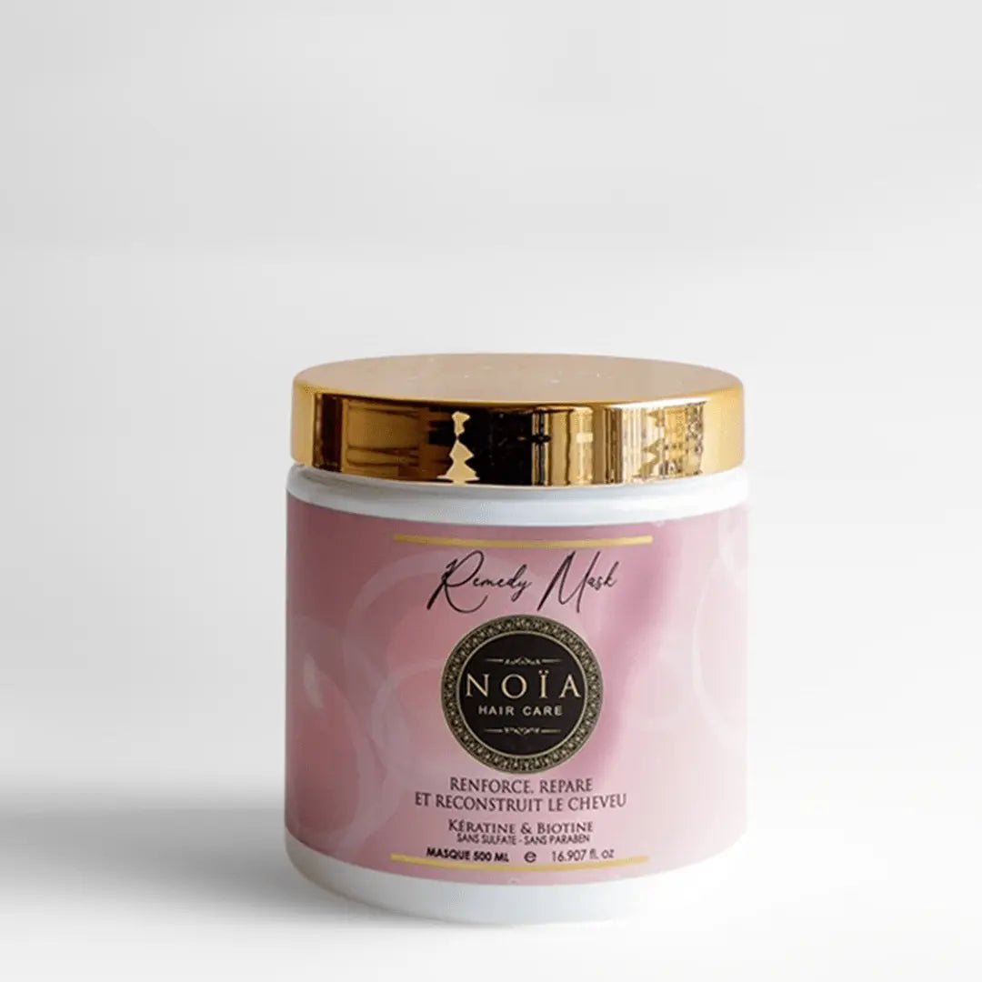 Masque Remedy – Kératine & Biotine – Anti - Chute & Renforcement (500 ml) - BEAUTEPRICE Masque Remedy – Kératine & Biotine – Anti - Chute & Renforcement (500 ml) masque cheveux Noiahair FR BEAUTEPRICE