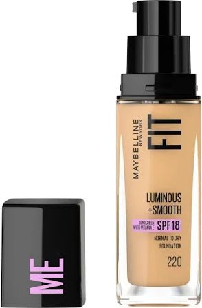 Maybelline Fit Me Luminous + Smooth Foundation - 220 Natural Beige - BEAUTEPRICE Maybelline Fit Me Luminous + Smooth Foundation - 220 Natural Beige MAKEUP Maybelline NewYork BEAUTEPRICE