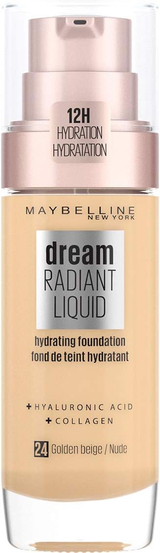 Maybelline Fond de Teint Dream Radiant liquid - Nude (24) - BEAUTEPRICE Maybelline Fond de Teint Dream Radiant liquid - Nude (24) FOND DETEINT - Gemey Maybelline - BEAUTEPRICE