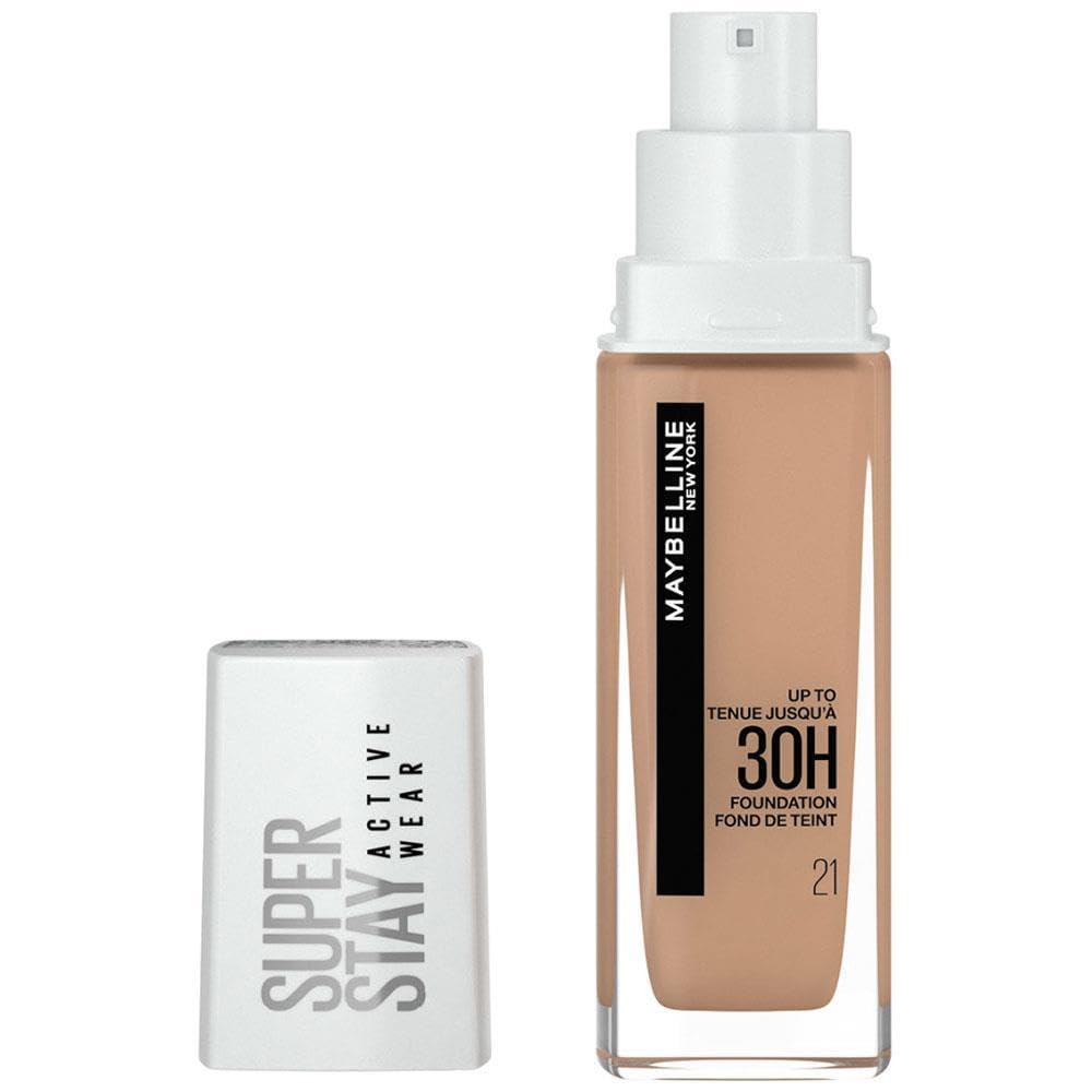 Maybelline Super Stay 30H Fond de Teint 21 Nude Beige – Fond de Teint Longue Tenue Haute Couvrance - BEAUTEPRICE Maybelline Super Stay 30H Fond de Teint 21 Nude Beige – Fond de Teint Longue Tenue Haute Couvrance Fond de teint Maybelline New York BEAUTEPRICE