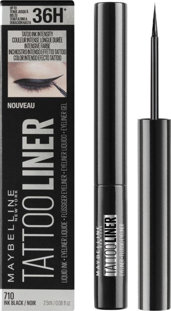 Maybelline Tattoo Liner Liquid Ink 710 Inked Black – Eyeliner Liquide Waterproof - BEAUTEPRICE Maybelline Tattoo Liner Liquid Ink 710 Inked Black – Eyeliner Liquide Waterproof Eyeliner Maybelline New York BEAUTEPRICE