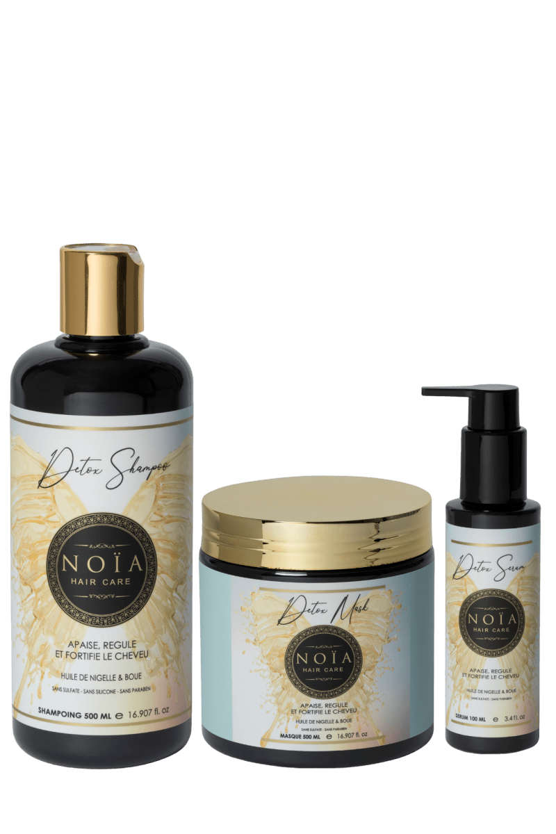 Noïa Hair Trio Gamme Détox - BEAUTEPRICE Noïa Hair Trio Gamme Détox shampoing+masque+serum NOÏA HAIR BEAUTEPRICE