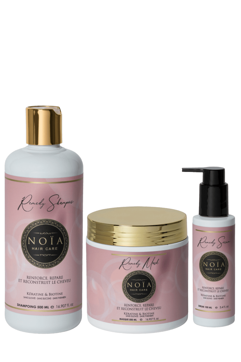 Noïa Hair Trio Gamme Remedy - BEAUTEPRICE Noïa Hair Trio Gamme Remedy shampoing+masque+serum NOÏA HAIR BEAUTEPRICE