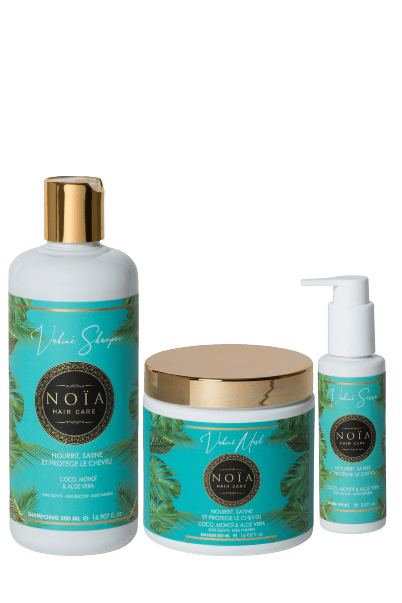 Noïa Hair Trio Gamme Vahiné - BEAUTEPRICE Noïa Hair Trio Gamme Vahiné shampoing+masque+serum NOÏA HAIR BEAUTEPRICE