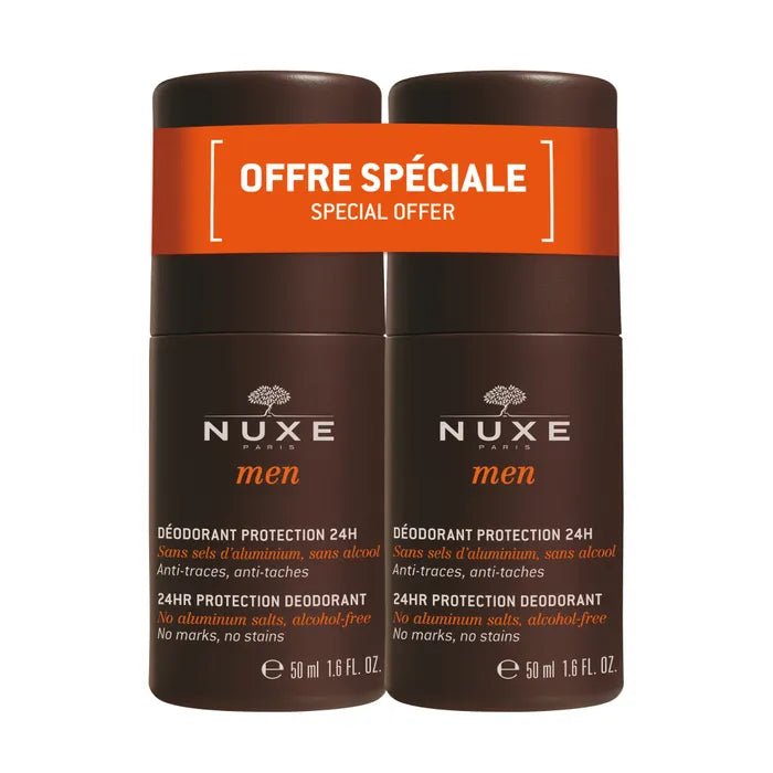 NUXE Déodorant Roll - On 24h Sans Alcool – Duo 2 x 50ml - BEAUTEPRICE NUXE Déodorant Roll - On 24h Sans Alcool – Duo 2 x 50ml Déodorant Nuxe Paris BEAUTEPRICE