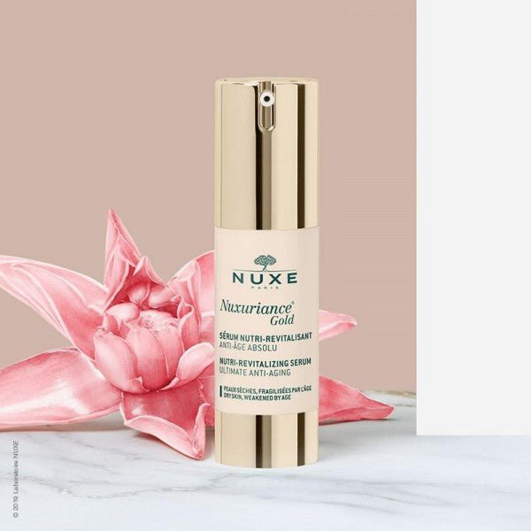 Nuxe Nuxuriance Gold - Sérum Nutri - Revitalisant Anti - Âge Absolu - BEAUTEPRICE Nuxe Nuxuriance Gold - Sérum Nutri - Revitalisant Anti - Âge Absolu Nuxe Paris BEAUTEPRICE