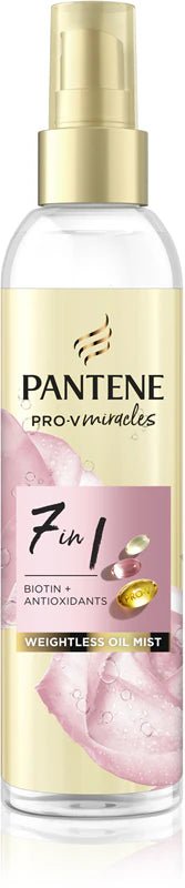 Pantene Pro - V Miracles Huile capillaire légère 7 en 1 Spray 100 ml à l'huile de ricin + biotine + eau de rose Beauté Soin des cheveux secs Soin des cheveux Brillance Soin des cheveux - BEAUTEPRICE Pantene Pro - V Miracles Huile capillaire légère 7 en 1 Spray 100 ml à l'huile de ricin + biotine + eau de rose Beauté Soin des cheveux secs Soin des cheveux Brillance Soin des cheveux SKINCARE PANTENE PRO - V BEAUTEPRICE