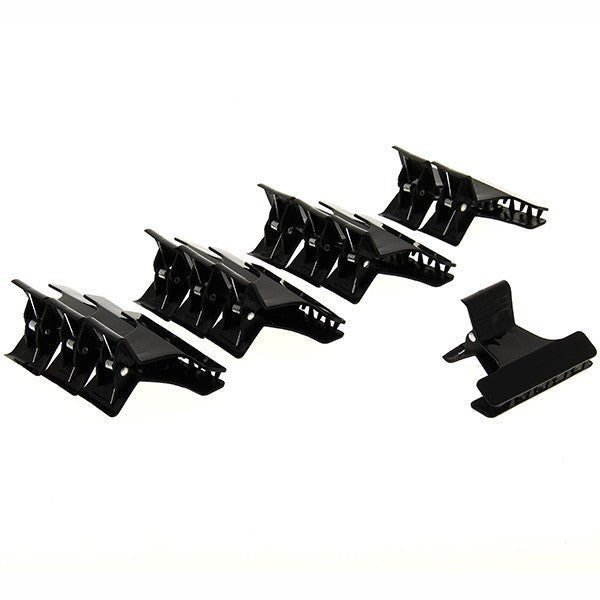Petites pinces croco 6cm x12 Noir - BEAUTEPRICE Petites pinces croco 6cm x12 Noir PINCE CHEVEUX Coiffeo BEAUTEPRICE