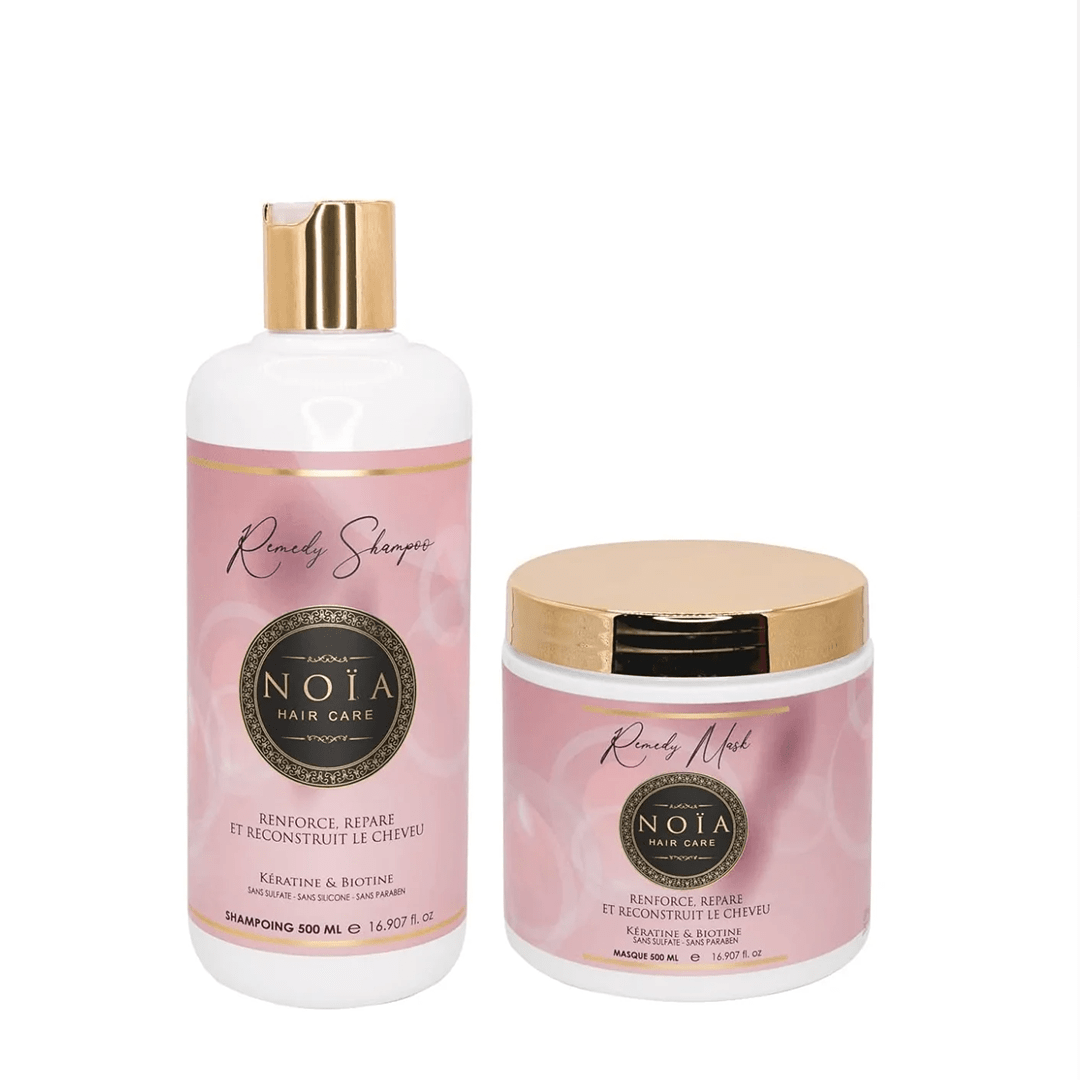 Routine Capillaire DUO Remedy – Kératine & Biotine – Anti - Chute & Renforcement - BEAUTEPRICE Routine Capillaire DUO Remedy – Kératine & Biotine – Anti - Chute & Renforcement Routine Capillaire (Duo) Noiahair FR BEAUTEPRICE