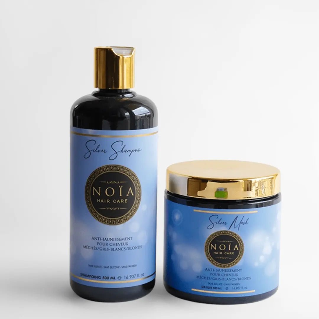 Routine Capillaire DUO Silver – Anti - Jaunissement & Éclat Froid - BEAUTEPRICE Routine Capillaire DUO Silver – Anti - Jaunissement & Éclat Froid Routine Capillaire (Duo) Noiahair FR BEAUTEPRICE