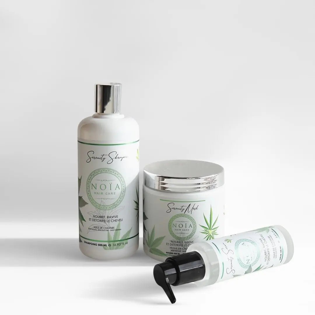 Routine Capillaire TRIO Serenity – Huile de Chanvre – Nutrition & Apaisement - BEAUTEPRICE Routine Capillaire TRIO Serenity – Huile de Chanvre – Nutrition & Apaisement Routine Capillaire (Trio) Noiahair FR BEAUTEPRICE