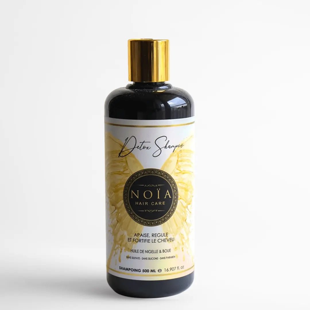 Shampoing Detox – Nigelle & Boue – Purification & Équilibre (500 ml) - BEAUTEPRICE Shampoing Detox – Nigelle & Boue – Purification & Équilibre (500 ml) Shampoing Noiahair FR BEAUTEPRICE