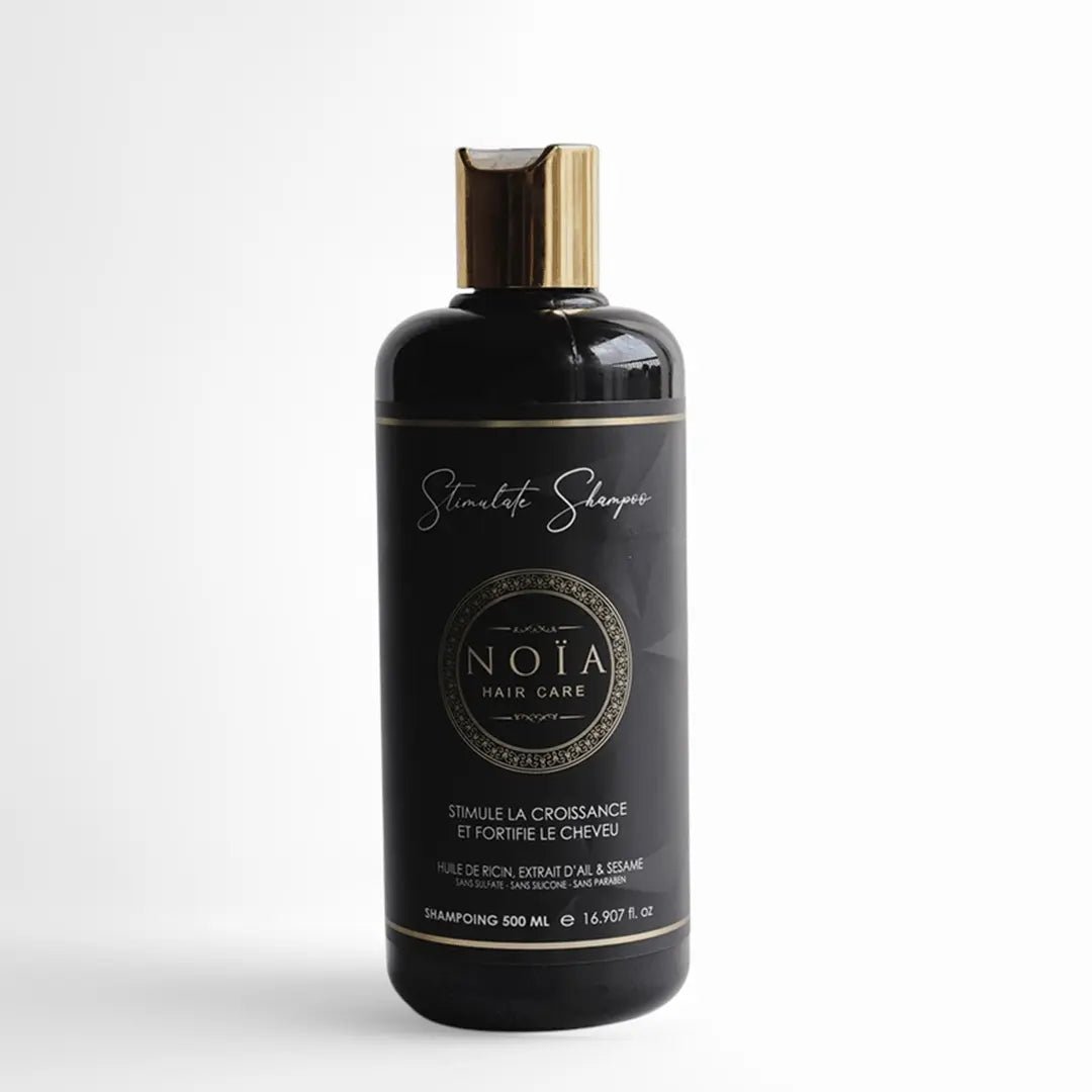 Shampoing Stimulate – Ricin, Ail & Sésame – Pousse & Vitalité (500 ml) - BEAUTEPRICE Shampoing Stimulate – Ricin, Ail & Sésame – Pousse & Vitalité (500 ml) Shampoing Noiahair FR BEAUTEPRICE