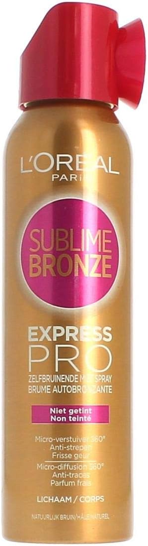 Sublime bronze, express mist, body, 150 ml - BEAUTEPRICE Sublime bronze, express mist, body, 150 ml SKINCARE L'Oréal Paris BEAUTEPRICE
