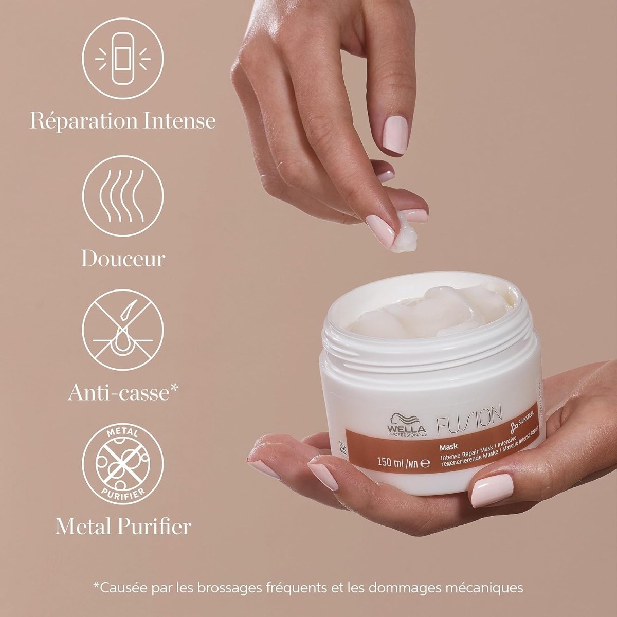 Wella masque Fusion 500ml - BEAUTEPRICE Wella masque Fusion 500ml masque cheveux WELLA BEAUTEPRICE