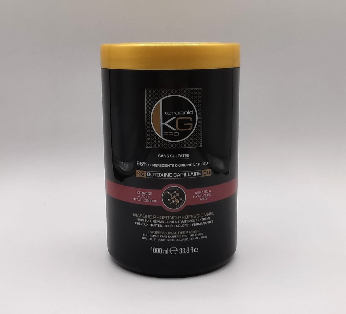 BOTOXINE CAPILLAIRE - Sans sulfates - 96% D'ingrédients naturelle - 1000ml (DD KERATINE & ACID HYALURONIC) - BEAUTEPRICE BOTOXINE CAPILLAIRE - Sans sulfates - 96% D'ingrédients naturelle - 1000ml (DD KERATINE & ACID HYALURONIC) - KERAGOLD - BEAUTEPRICE