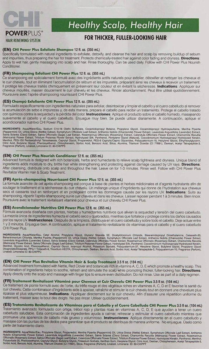 CHI Power Plus Starter Kit - BEAUTEPRICE CHI Power Plus Starter Kit CHI BEAUTEPRICE